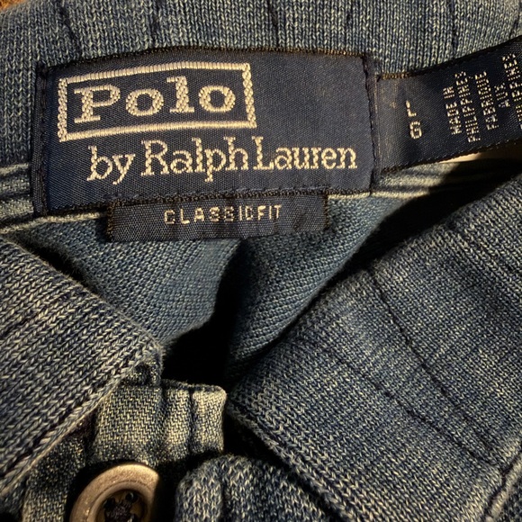 Polo by Ralph Lauren Classic Blue Denim Polo Shirt - Picture 8 of 8
